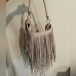 Fringe shoulder bag